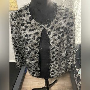 Ladies Black and Grey Jacket.  Size large